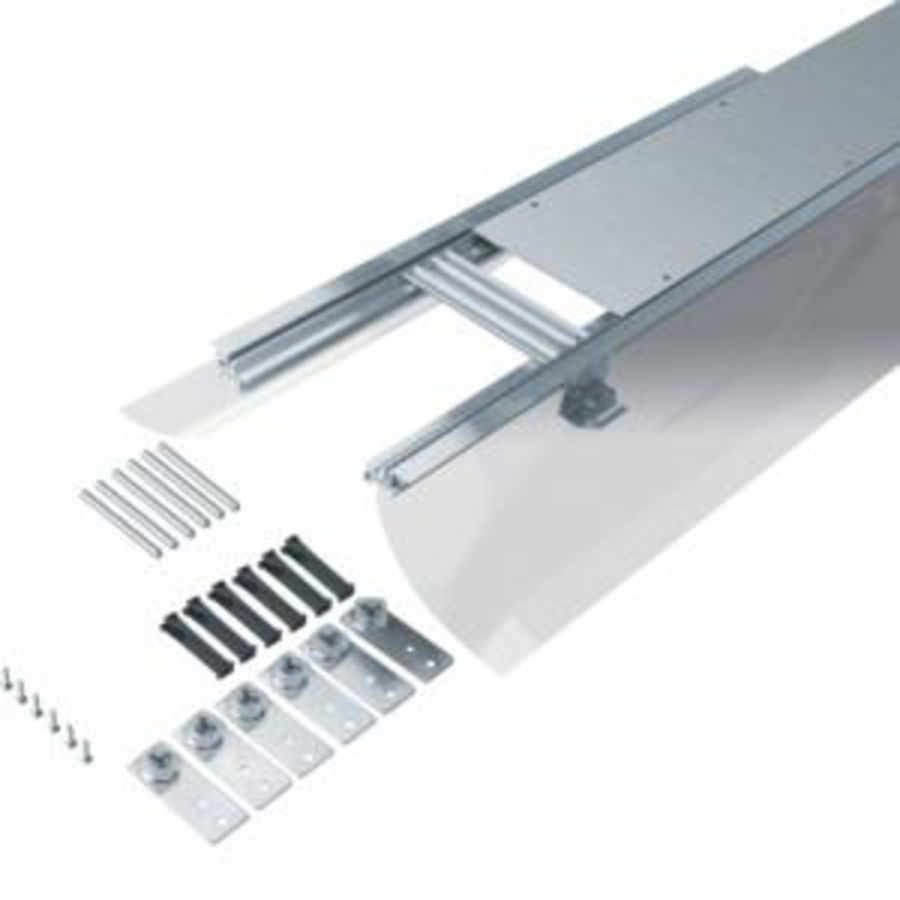 Vloergoot bovenliggend flexibele wand 200x105-150mm VVE=2