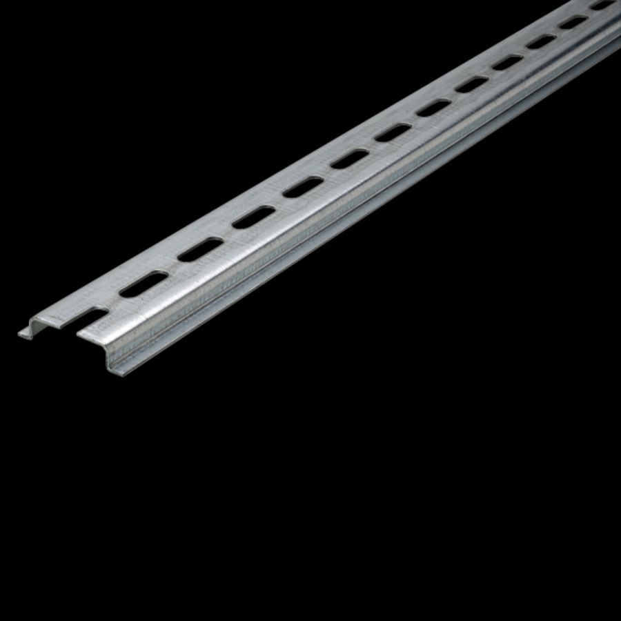 Lengte a 2mtr. DIN-rail TS35SL staal verzinkt