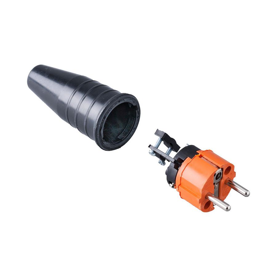 Volrubber contactstop 16A 250V bus/randaarde blok VVE=10