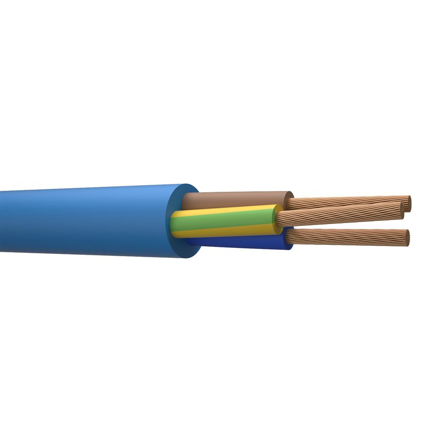 Haspel a 500m. H07BQ-F 450/750V -DE- bu# 5G2,5mm²