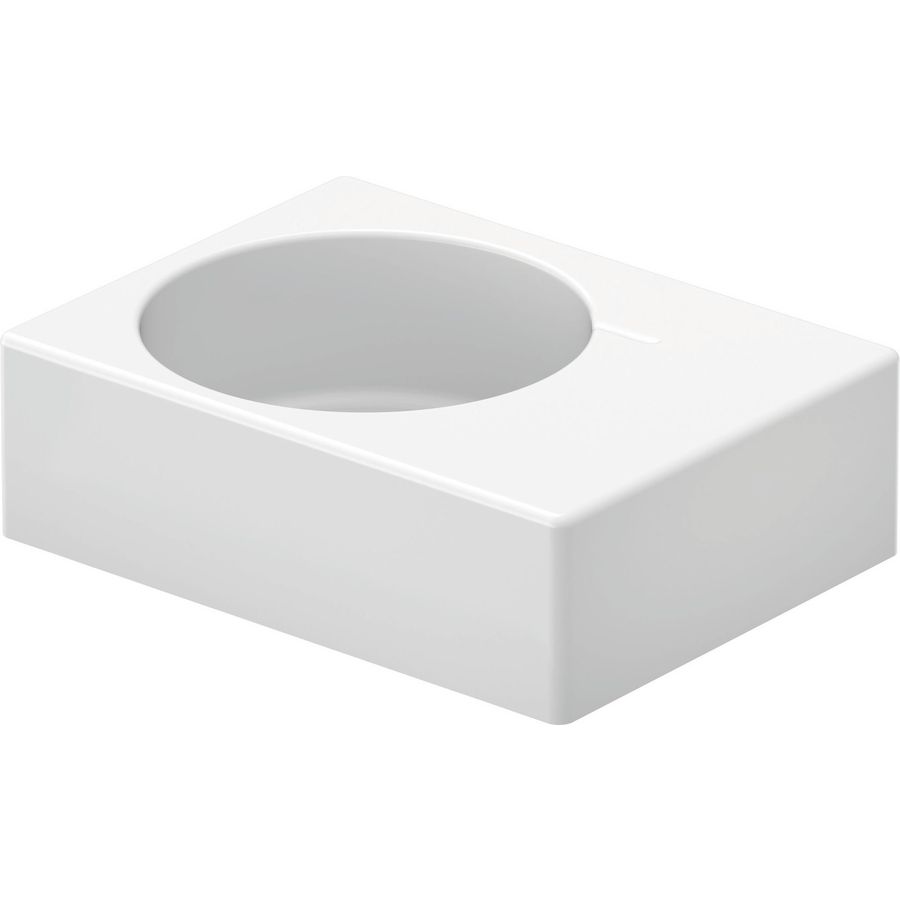 SCOLA #068460 wastafel 615mm wit zonder kraangat met overloop