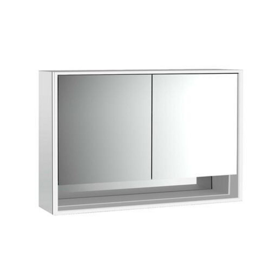 Spiegelkast Loft Bvak opbouw 1200mm 2 deur