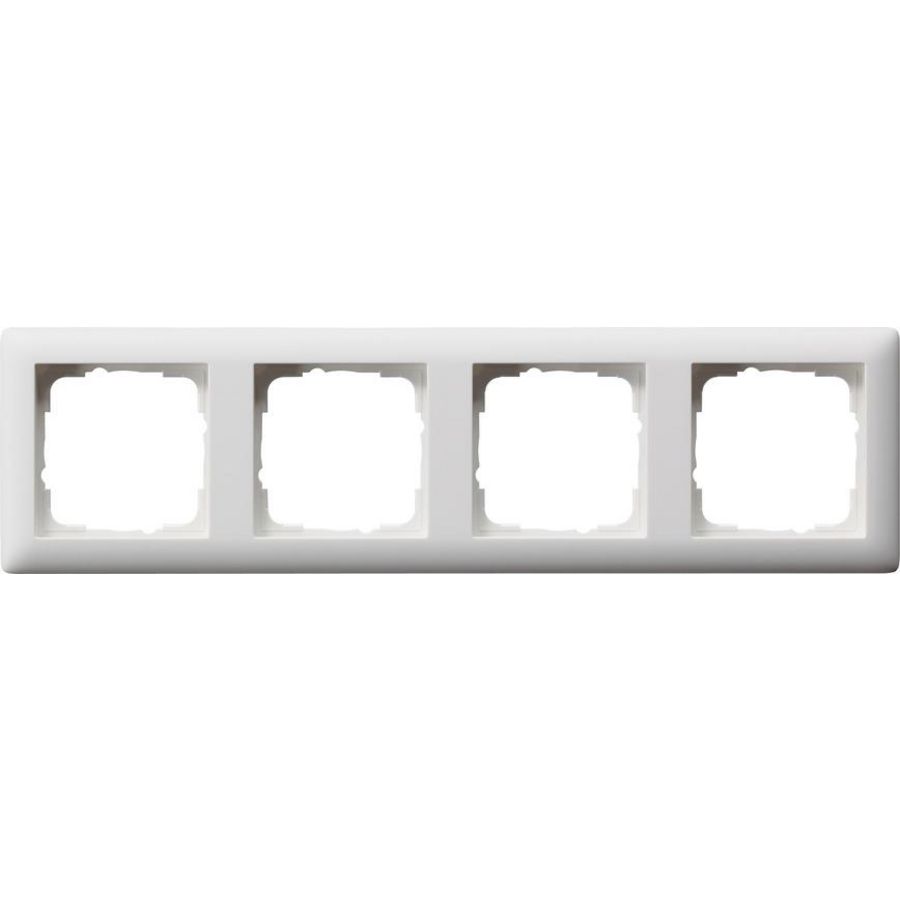 Afdekraam 4-voudig Gira Standard 55 zuiver wit m