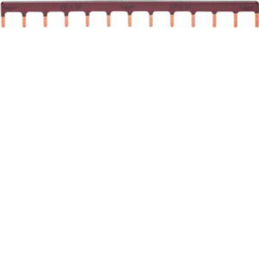 Doorverbindingsrail / kamrail bruin 13x1P 63A