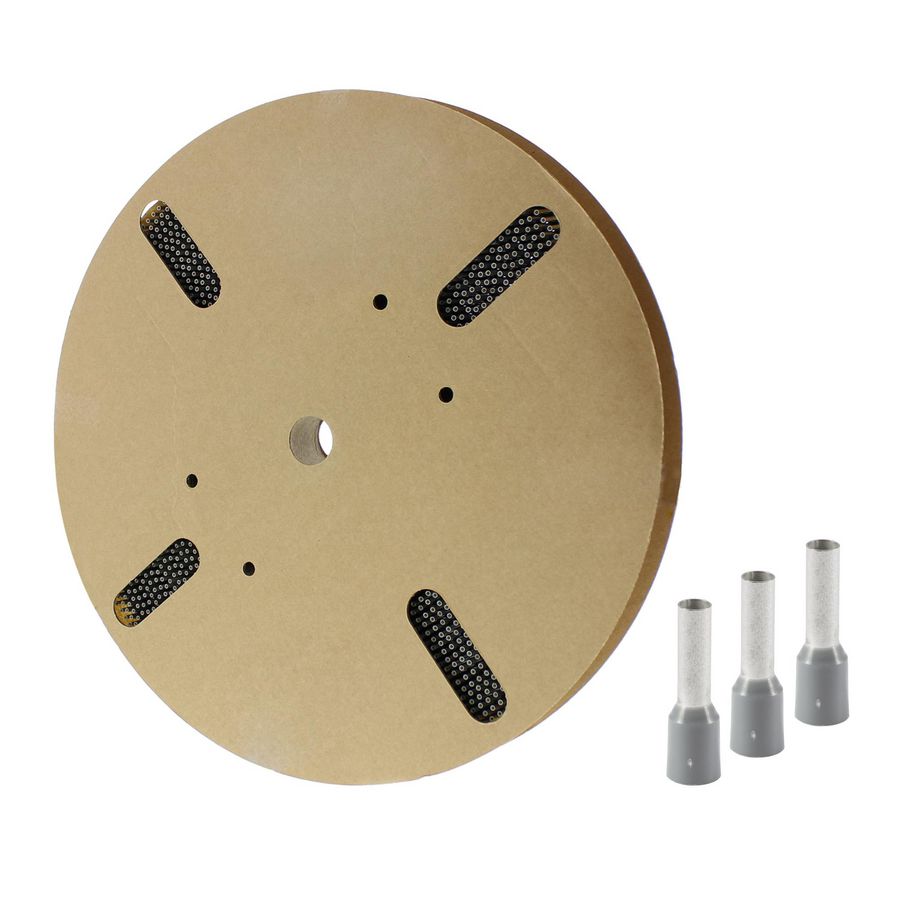 Haspel a 4000st. geisoleerde adereindhulzen 0,75mm² 8mm DIN