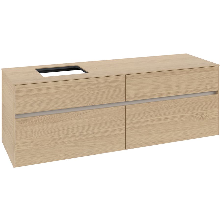 Wastafelonderkast Collaro 1600x548x500mm Nord.Oak C13500VJ