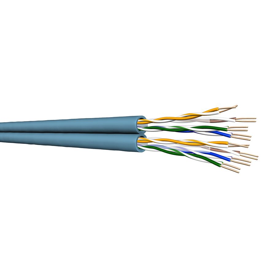 Haspel a 500m. UC400 23 Cat.6 U/UTP LSHF bu# 2x(4x2x23) AWG