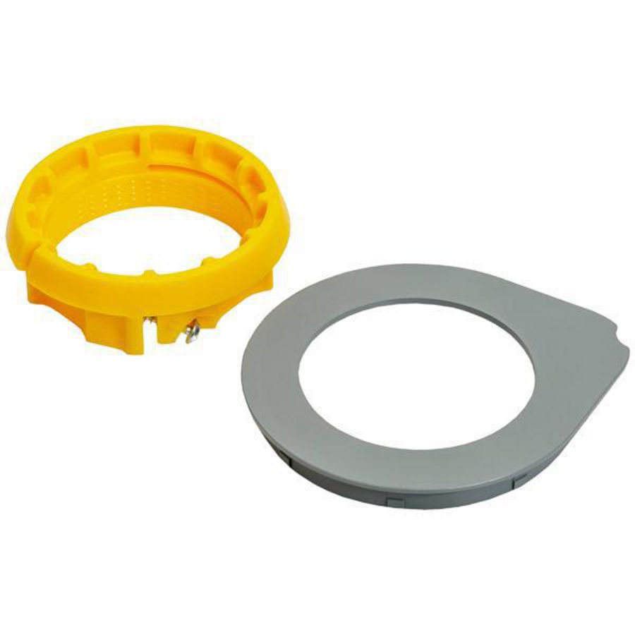 Gasaansluitingset ring + open Kap tbv meterkasvloerplaat gasloos