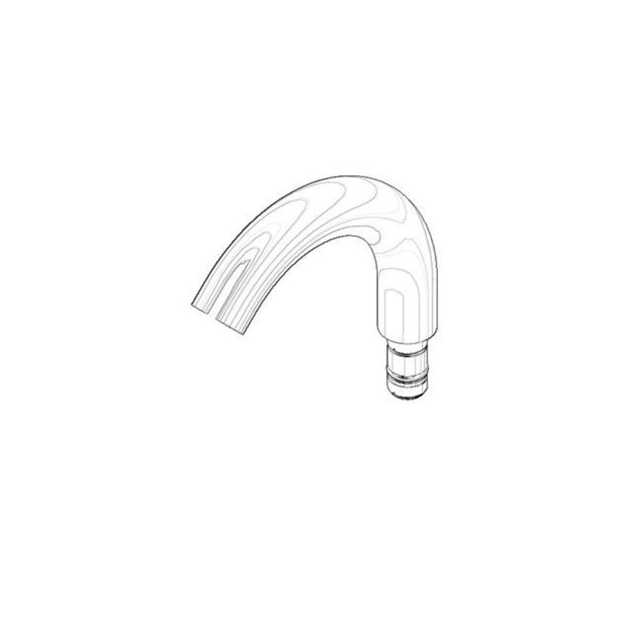 Uitloop v. bidet chr 90282221600-00