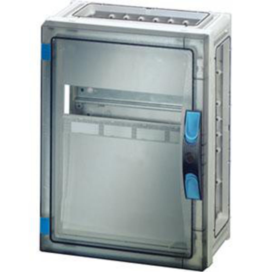 au. behuizing 12 module BM2 wand Open Transparante deur,