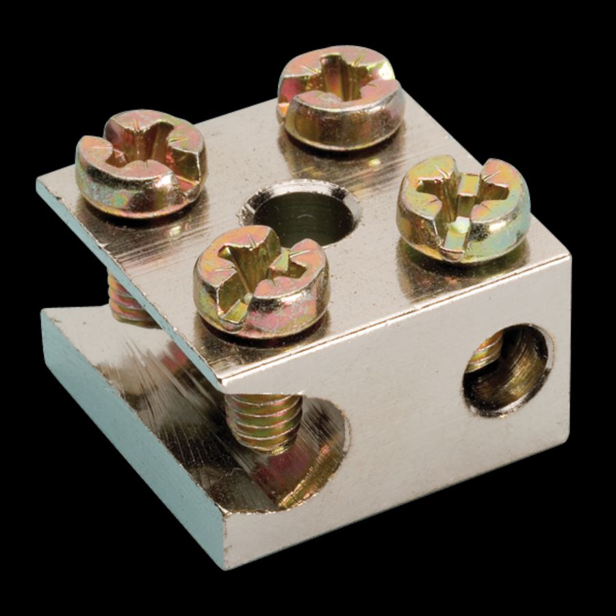 Radiatorklem (F) 1x25 + 1x6mm² schuine zij-inleg