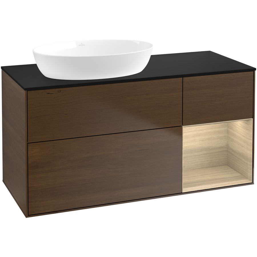 Wastafelonderkast Finion 1200x603x501mm W.Veneer GA52PCGN