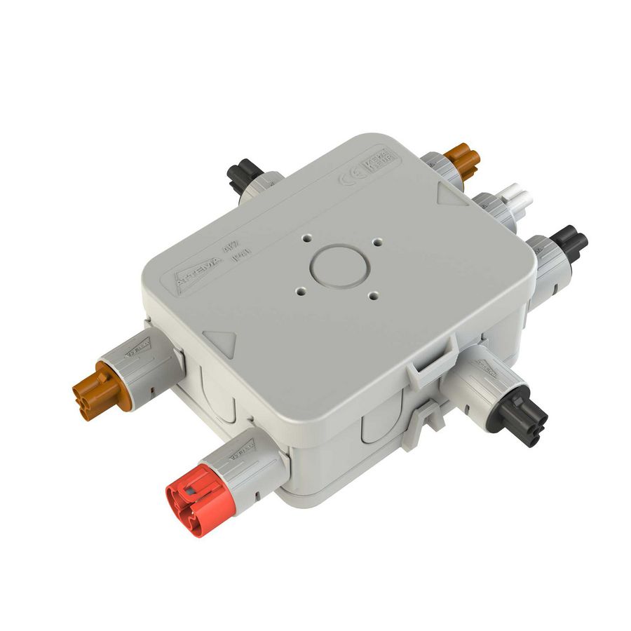 Stekerbare kabeldoos wand-/plafondmontage AKW-W3