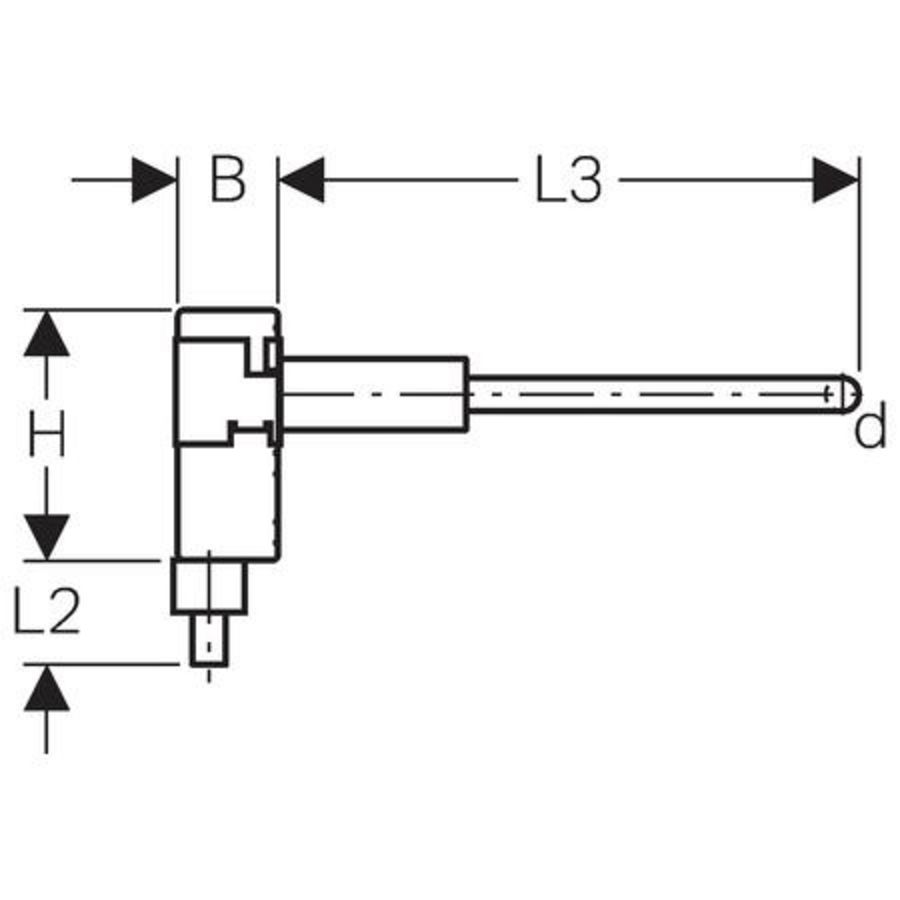 Radiatoraansluitbox MAPRESS C-STAAL 15mm L-type