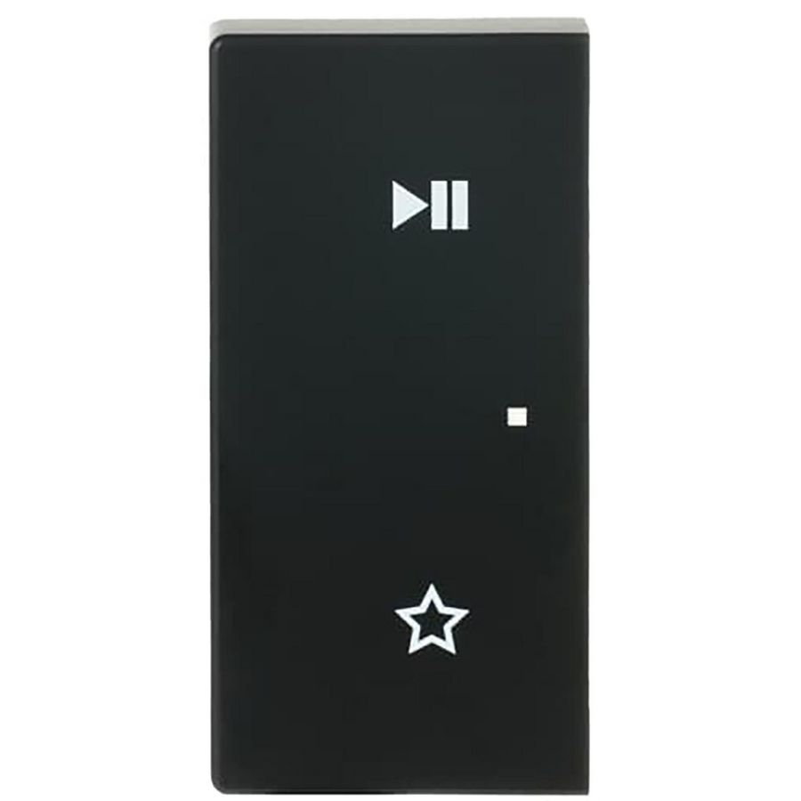 Free@Home wip 2-voudig links, Play/Pause Future matzwart (6237-21-885)