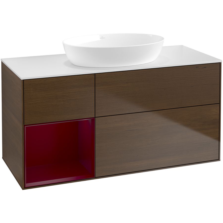 Wastafelonderkast Finion 1200x603x501mm W.Veneer GA61HBGN