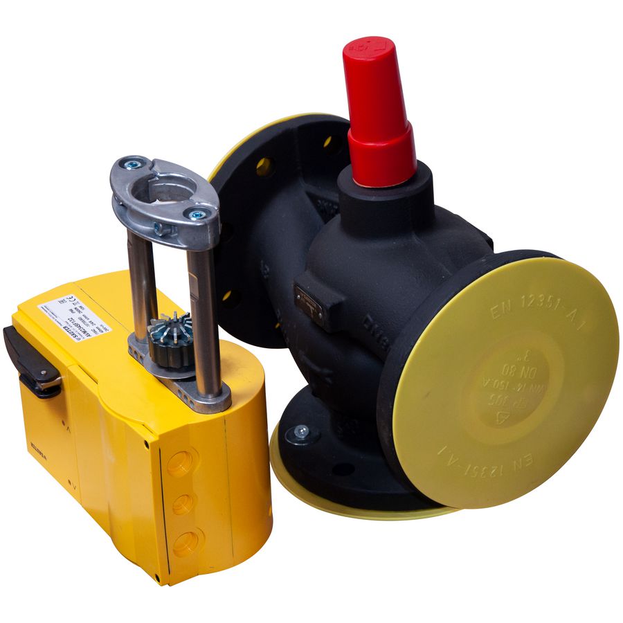 Omschakelventiel DN80 + aandrijving USV 80