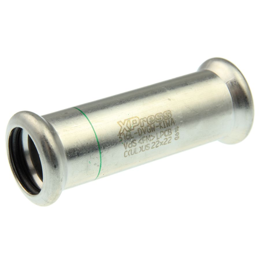 Schuifperssok / reparatiekoppeling XPress RVS 22mm R2703