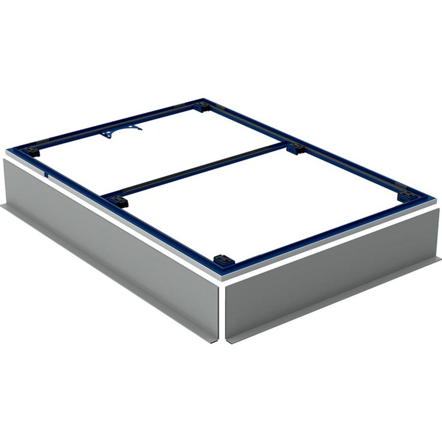 installatieframe v Setaplano 100 x 160 cm v zes poten