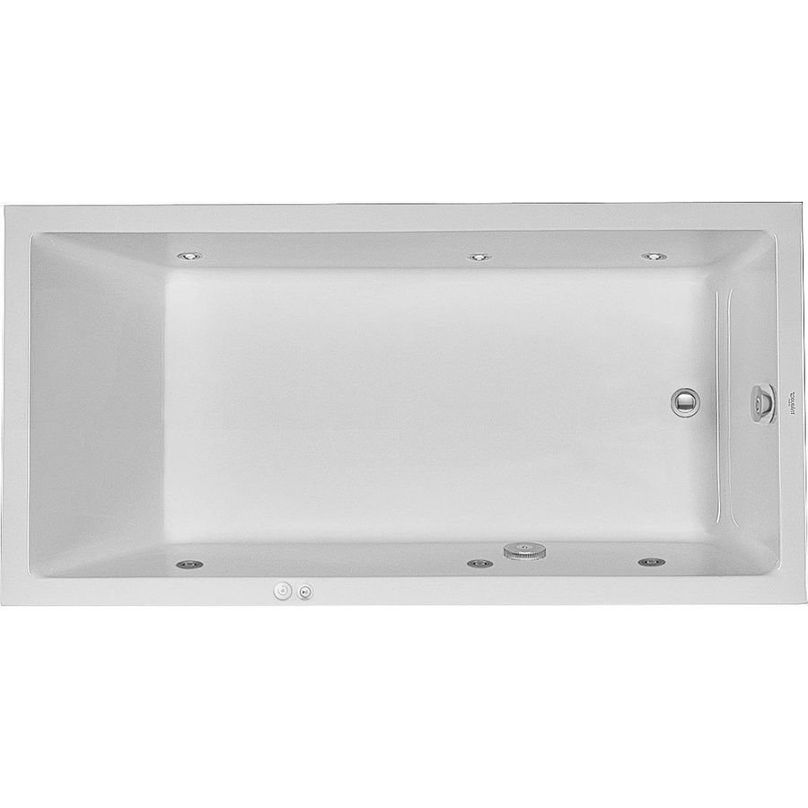 Whirlbad Starck 1800x900mm wit inbouw 1 rugsteun Jet systeem