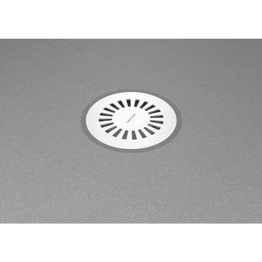 AquaVIN-MSI ESS round shower drain aqua vinyl