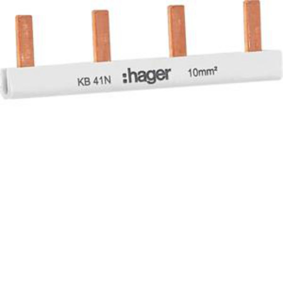 Aansluitrail geisoleerd 1P 4 modulen 40A