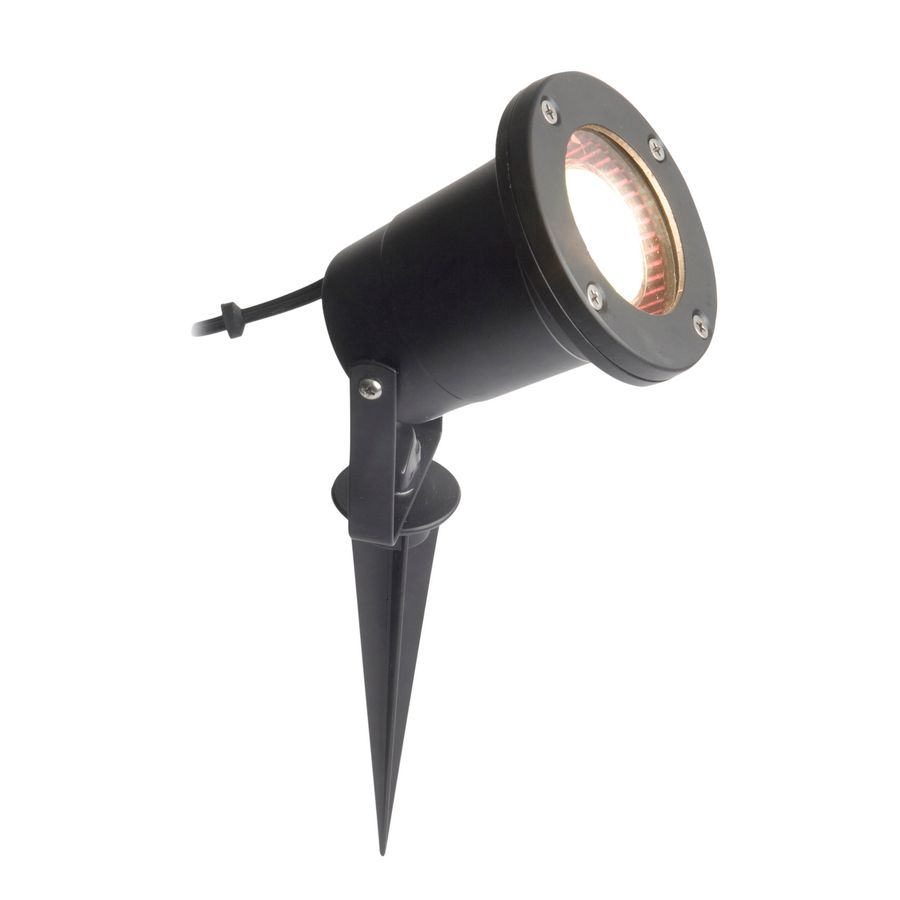 Spot met grondpen GU10 IP65 zwart max 50W