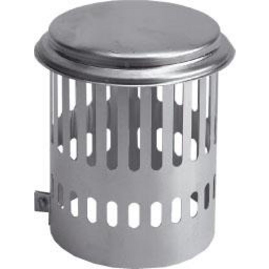 Kraaienkap aluminium 150mm