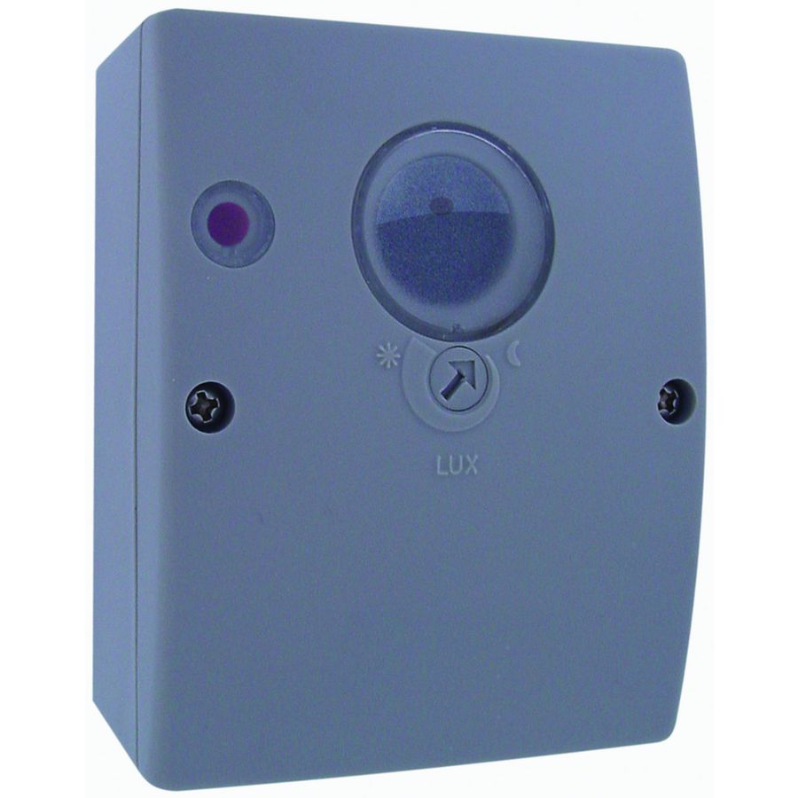 Schemerschakelaar opbouw 24V DC lux instelbaar 0-2500Lux