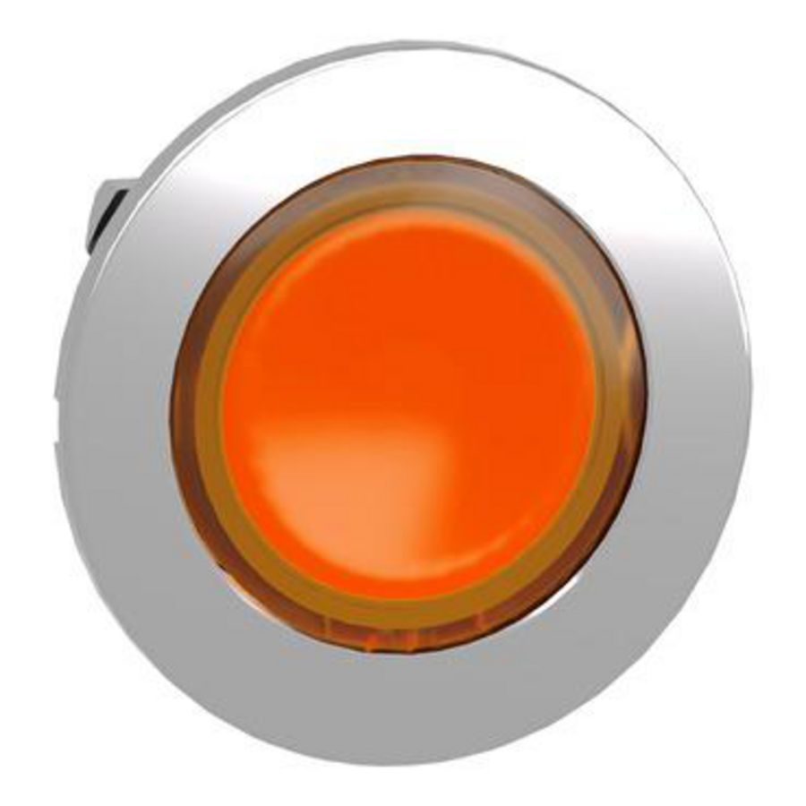 Kop voor verzonken signaallamp Metaal Incl. led Oranje