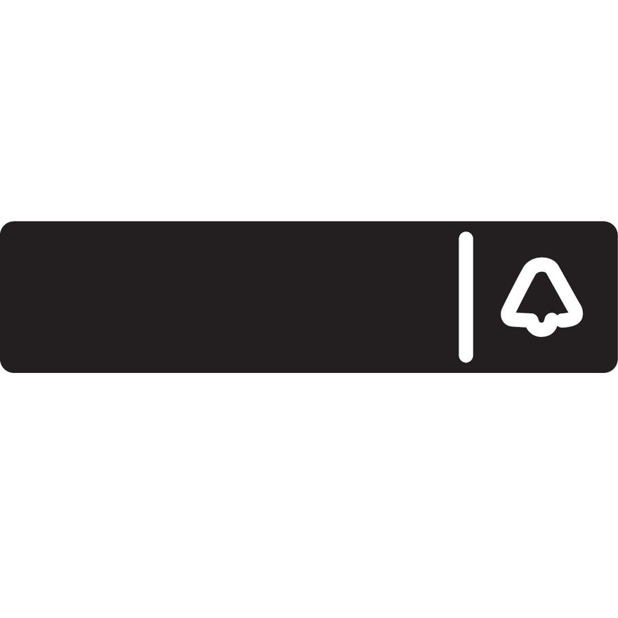Reservenaamplaat de Home Control videobuitenpost