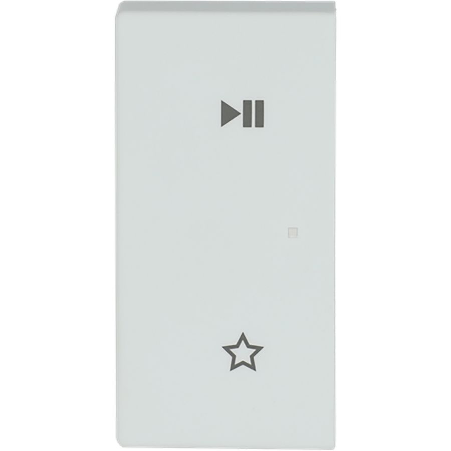 Free@Home wip 2-voudig links, Play/Pause Future studio wit mat (6237-21-884)