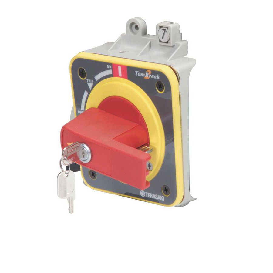 Draaibediening direct rood IP3x sleutelvergrend. 944-063-114