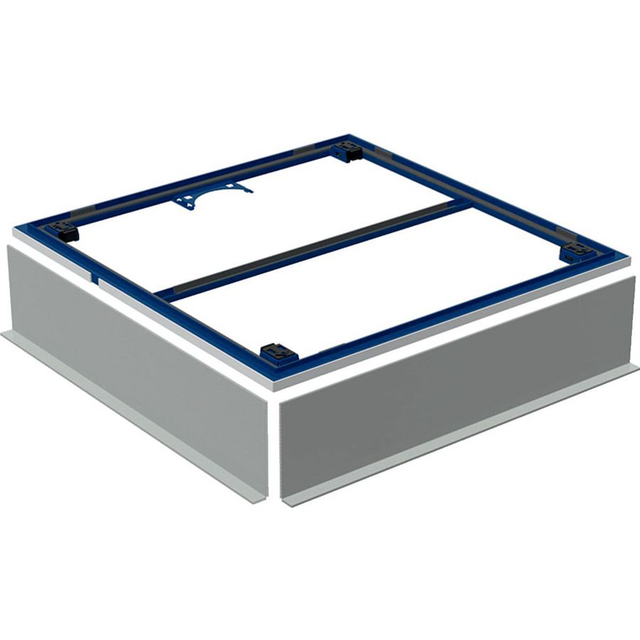 installatieframe v Setaplano 75 x 90 cm v vier poten