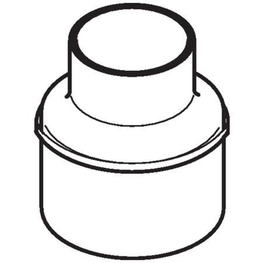 Verloopstuk centrisch 110x75mm polyethyleen (PE) Silent-db20 geluidsarm VVE=10