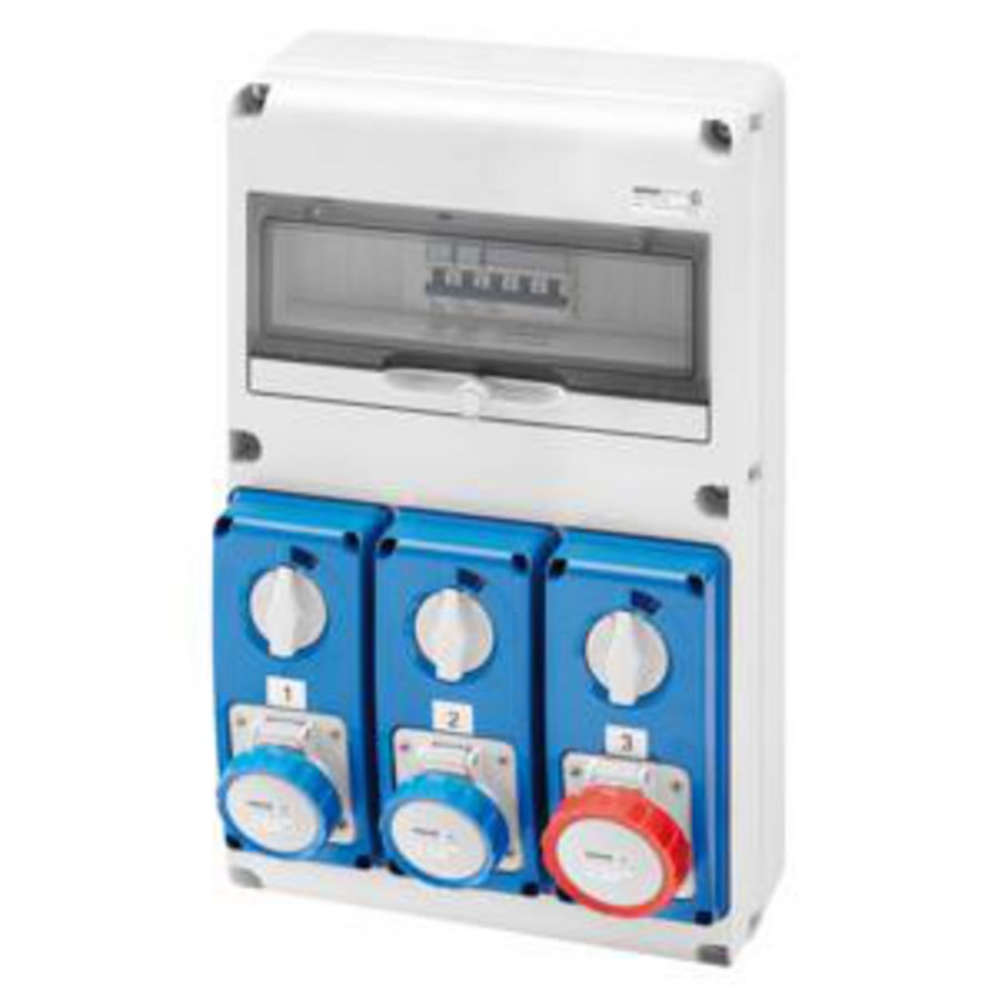 Q-DIN 14 DBO-2 IB 2P+A 16 A + 1 IB 3P+N+A 16A-IP65