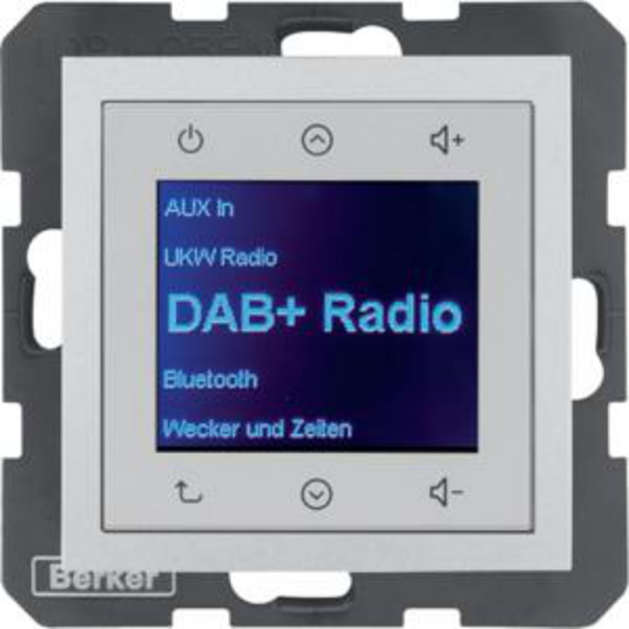 Radio Touch DAB+ berker S.1/B.3/B.7 alu mat