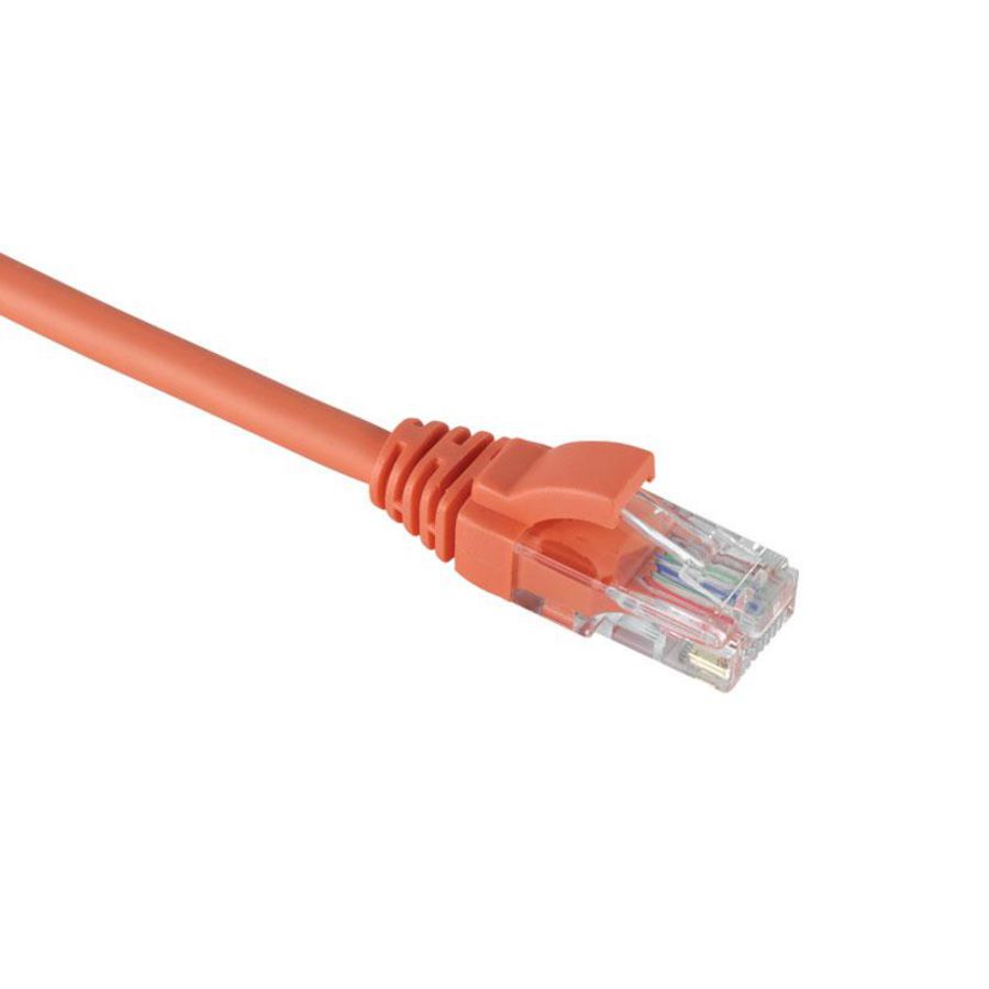 Netwerkkabel / patchkabel CAT6 U/UTP mol. LSZH w/c comp. oranje 15mtr.