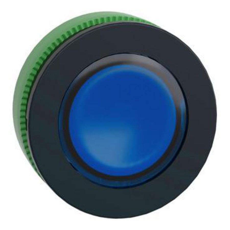 Antimicrobiele Kop verzonken signaallamp 30 Blauw