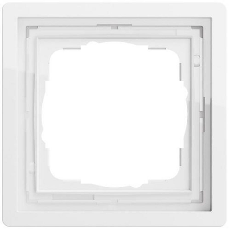 Afdekraam 1-voudig Gira F100 zuiver wit