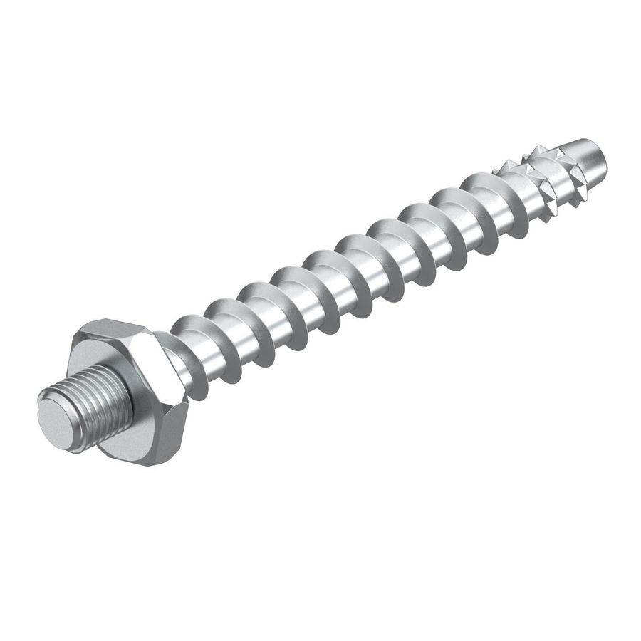 Schroefanker brandwerend aansluitdraad 6x55mm staal VVE=100