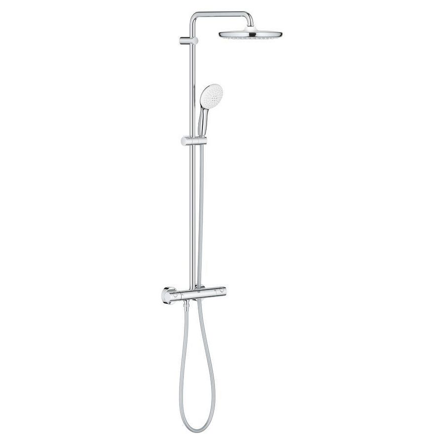 PROMO Tempesta 250 douchesysteem 8,0L/min. chroom incl. s-koppelingen (prof) (26670001)