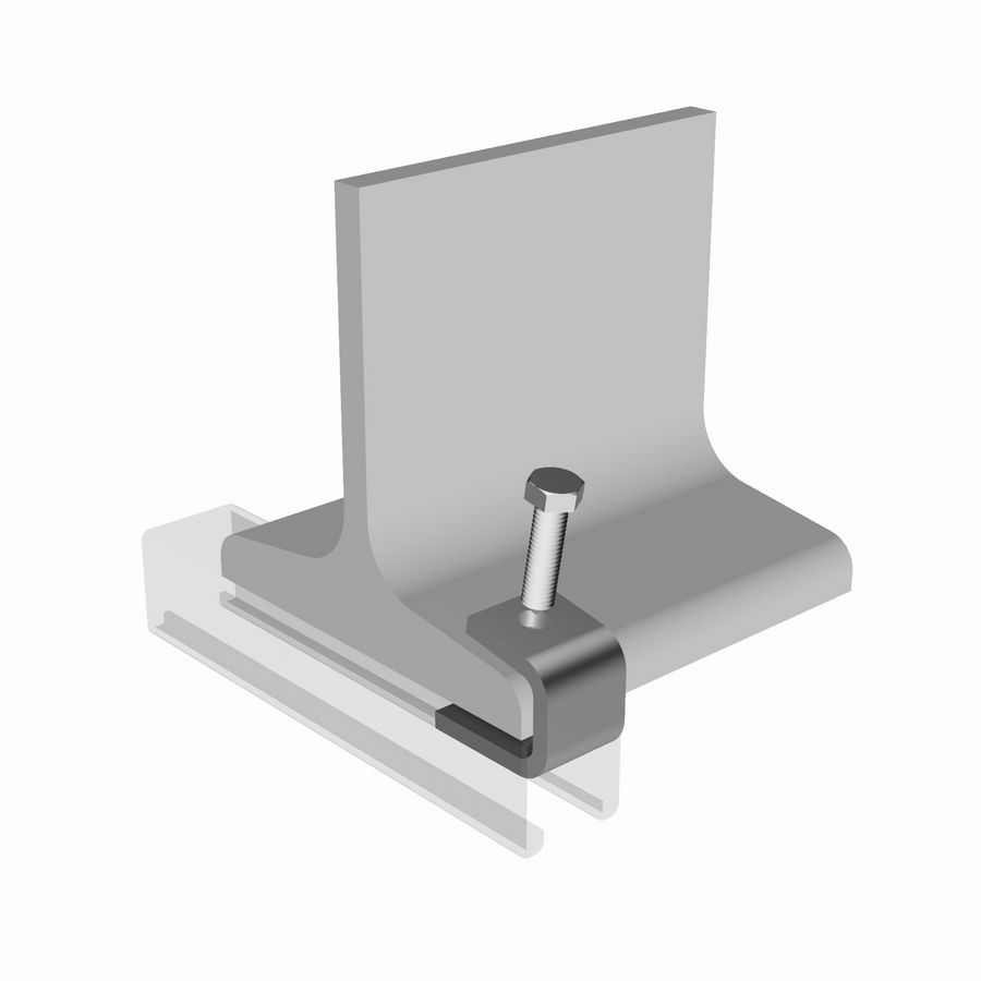 NX6040R4 BALKKLEM U incl. CP M10x40