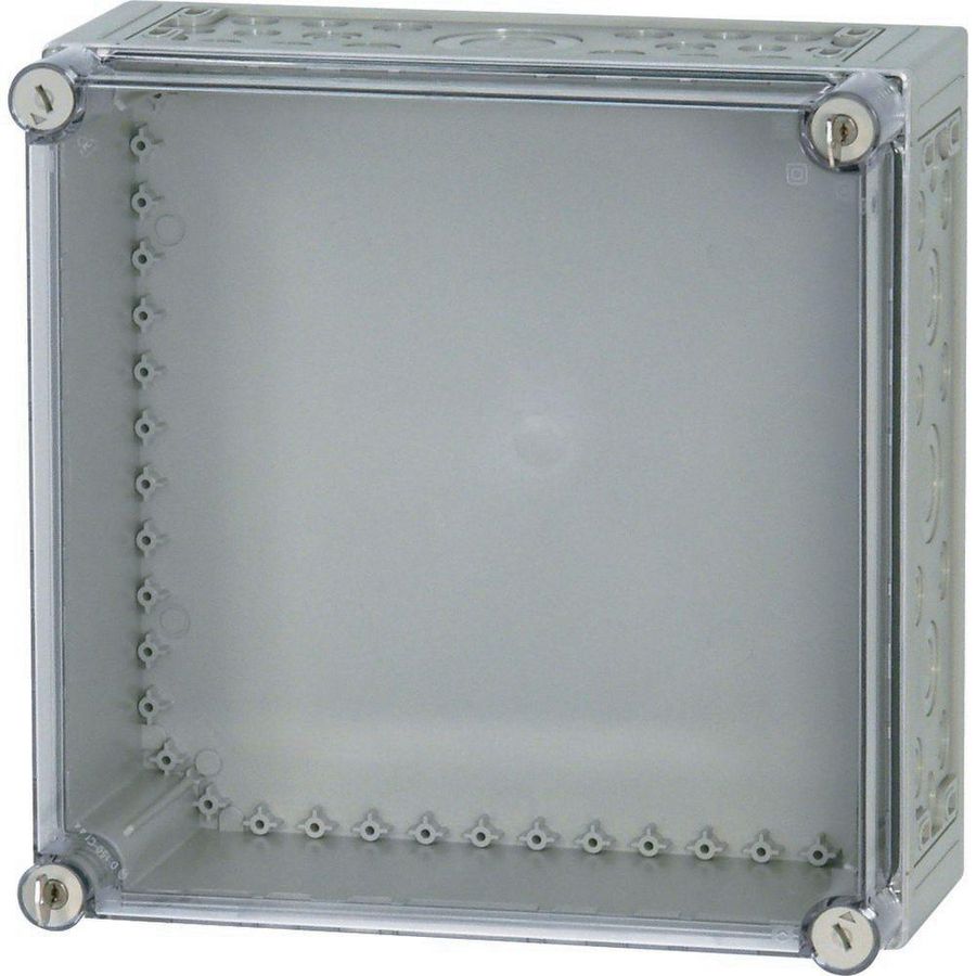 Deksel CI HxBxD=375x375x25mm transparant verzegelbaar
