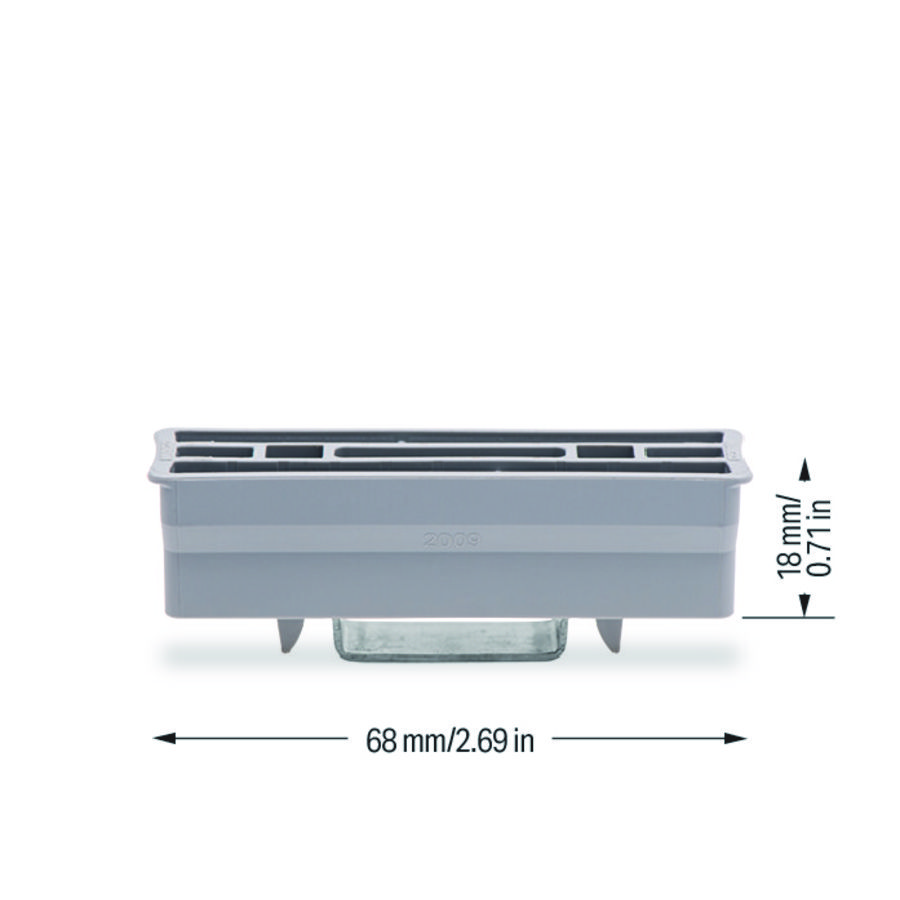 Verzameldrager voor bruggen grijs VVE=25