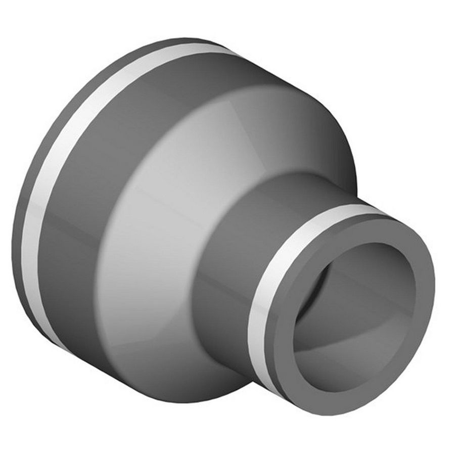 Leidingadapter EPDM/RVS DN50 leiding+buitendiameter 32-40mm