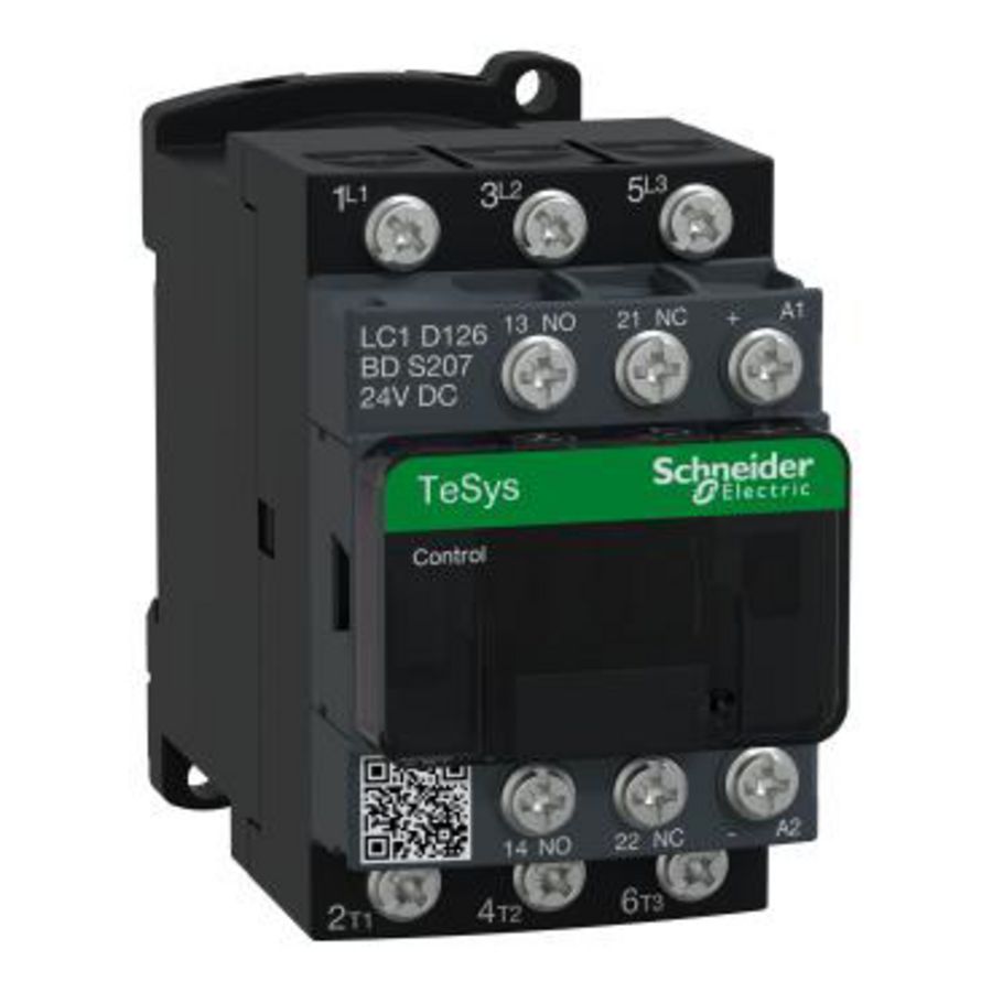 TeSys D - Contactor 3M - HC: M+V - AC-3<=440V 12A - Stuu