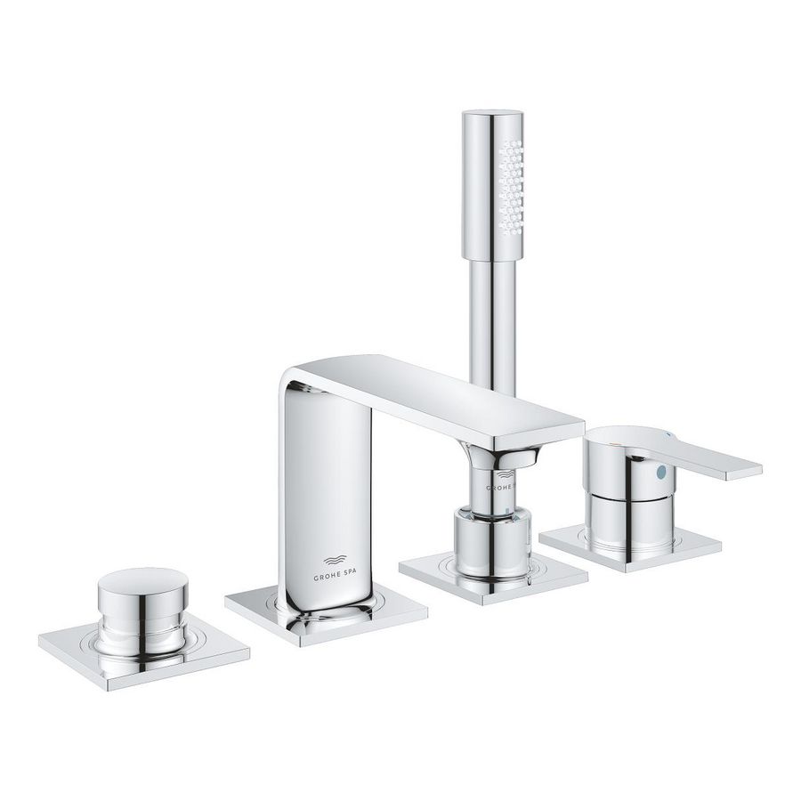 Allure 4-gats badrandcombinatie 19316001 chroom excl. inbouwdeel (Spa colors coll.)