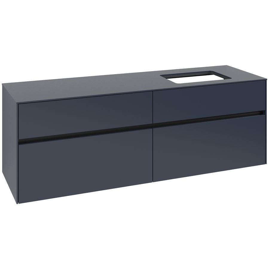 Wastafelonderkast Collaro 1600x548x500mm Marine Blue C122B0VQ