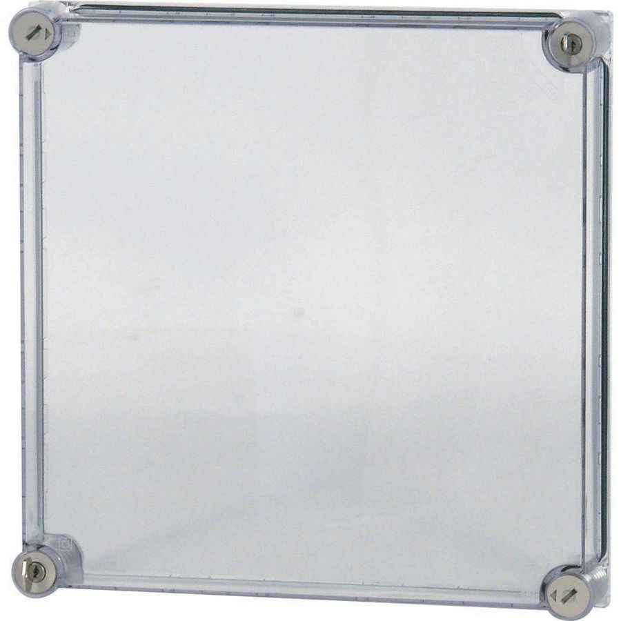 Deksel CI HxBxD=375x375x150mm transparant verzegelbaar
